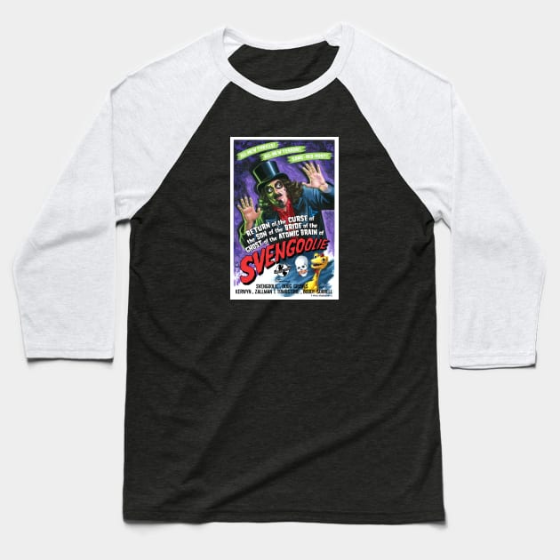 Svengoolie return of the curse Baseball T-Shirt by CelestialCharmCrafts